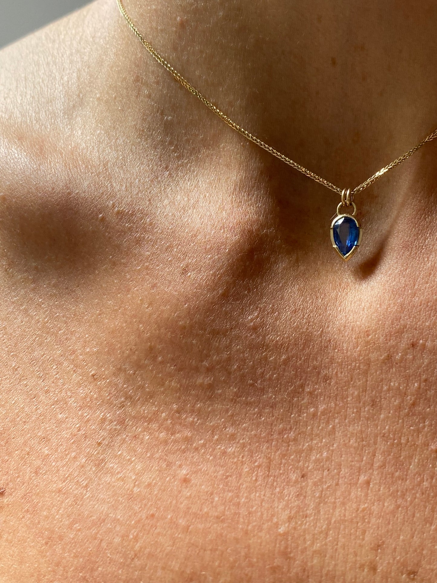 Blue Kyanite necklace