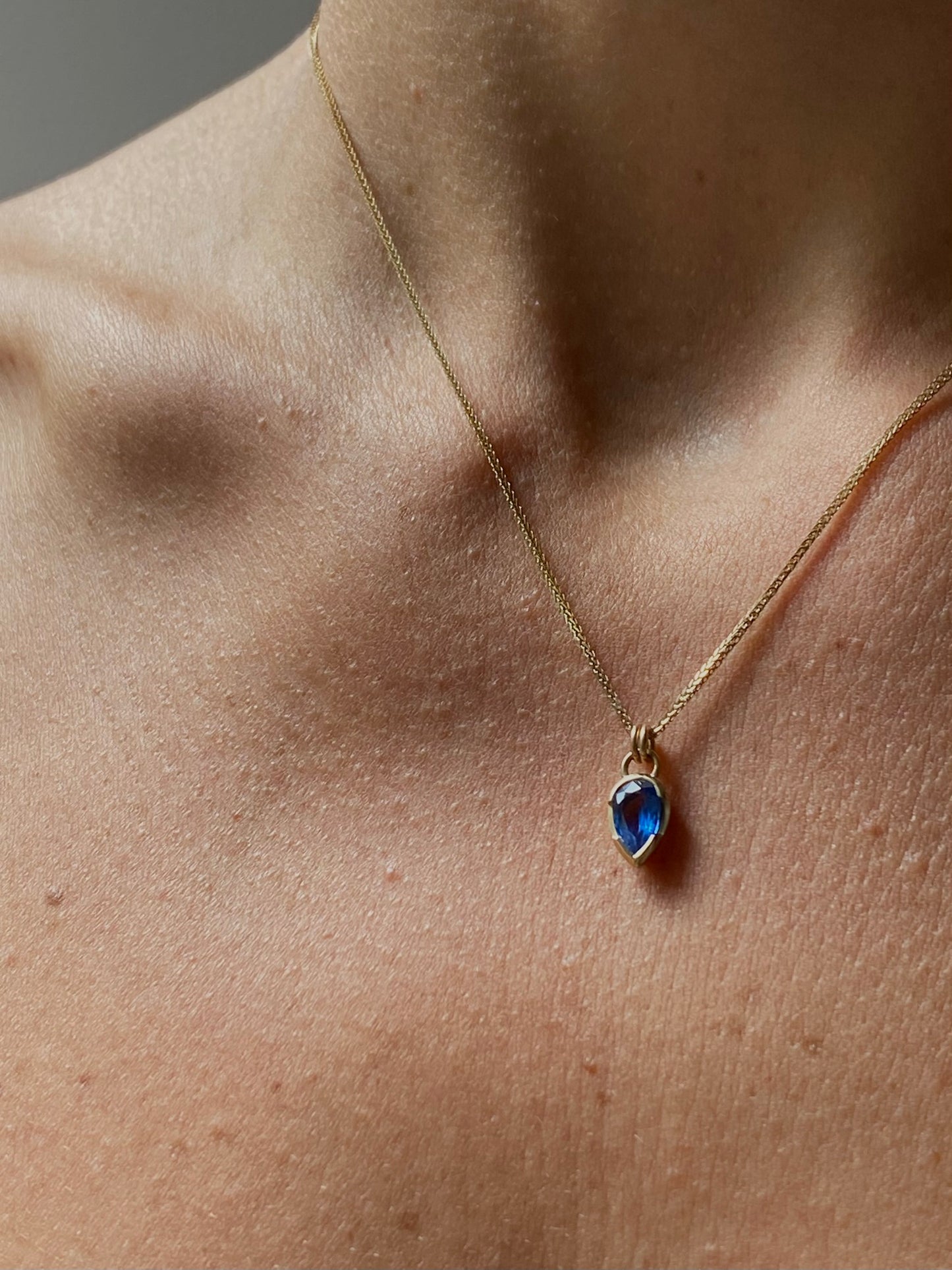 Blue Kyanite necklace